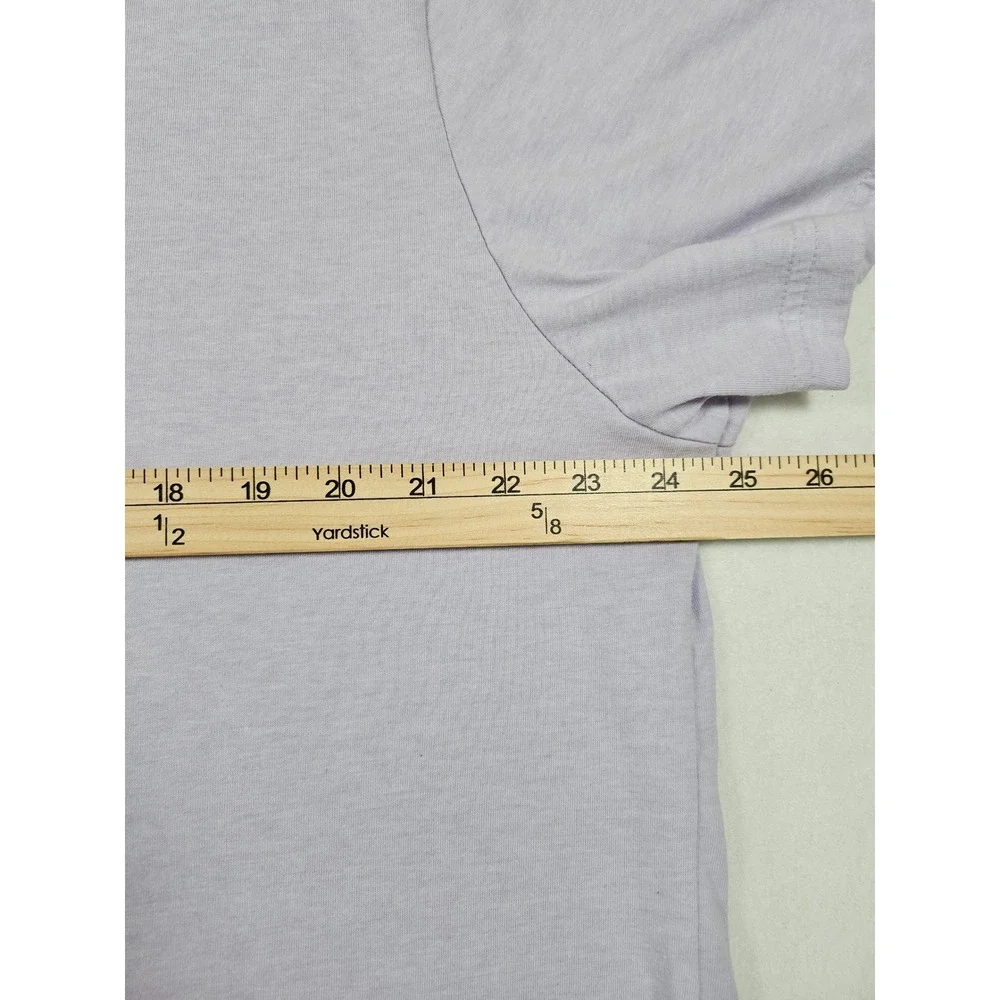Banana Republic Mens Premium Wash T-Shirt XL Light Purple Lavender Crewneck Tee - Picture 5 of 6